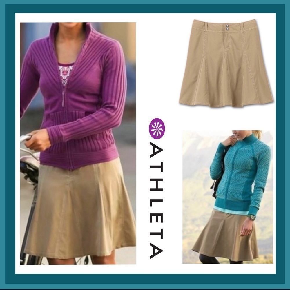 Athletic Tan Moisture Wicking Skort Size 2
